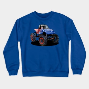 Cartoon monster truck Crewneck Sweatshirt